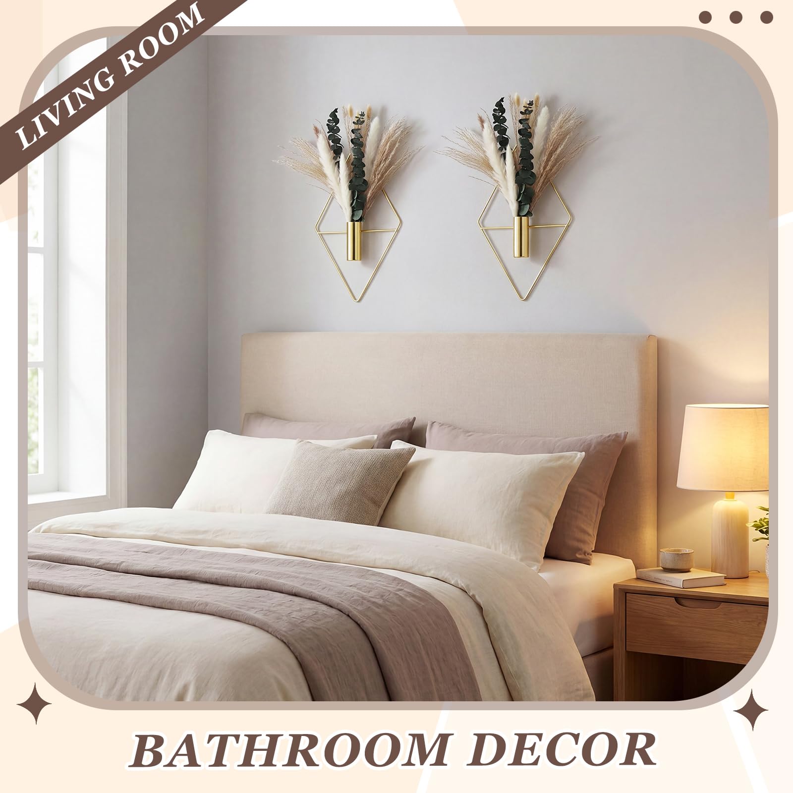 Packaging of Canlierr 4 pcs hanging plants wall decor