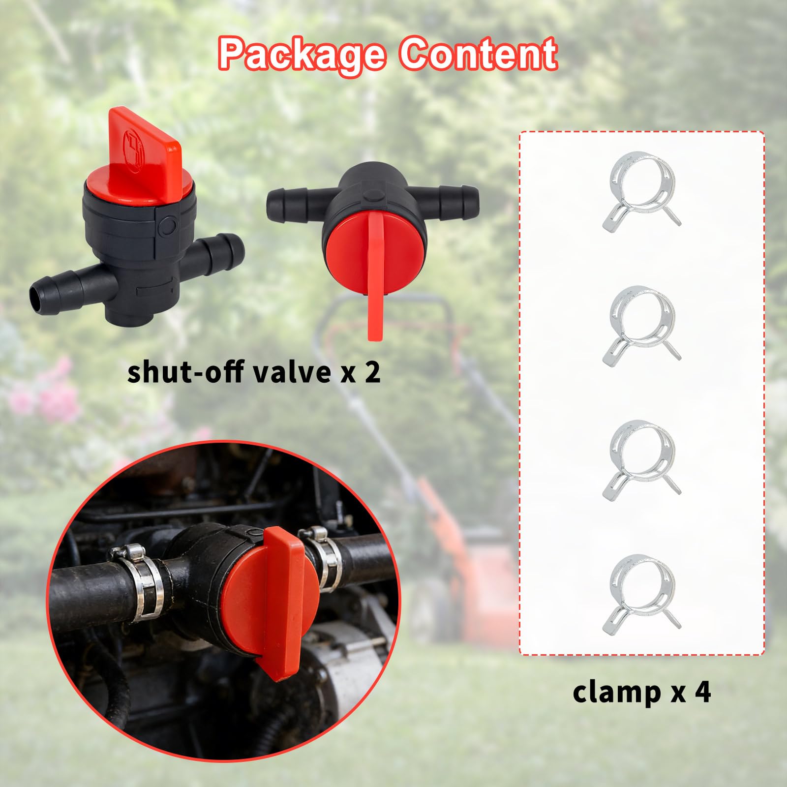 Packaging of CLSR2U Fuel Shut Off Valve showing product details