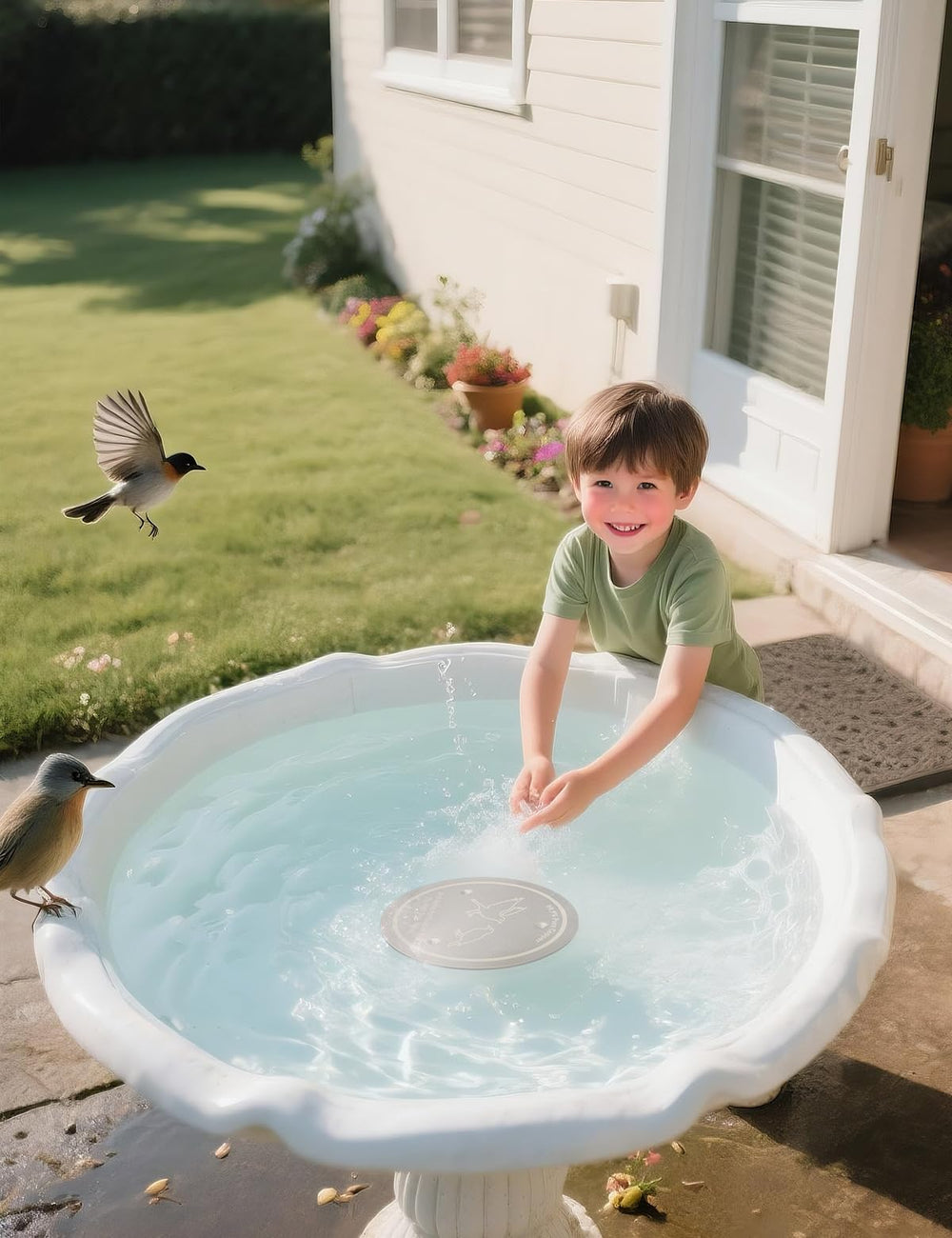 Packaging of CNARIO Copper Bird Bath Disk