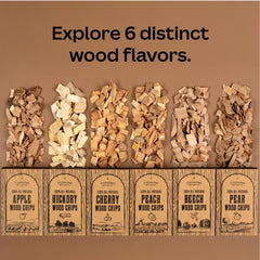 Packaging of Cooking Gift Set wood smoking chips in Kraft brown