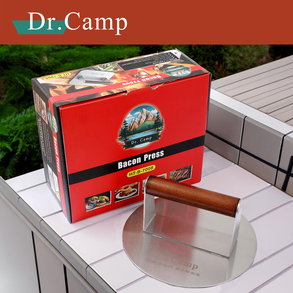 Packaging of Dr.Camp 7 Inch Burger Press
