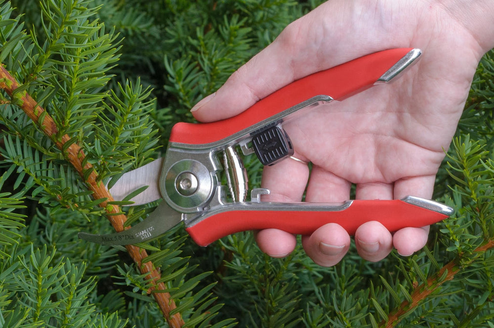 Packaging of Dramm Compact Garden Pruning Shears with product details