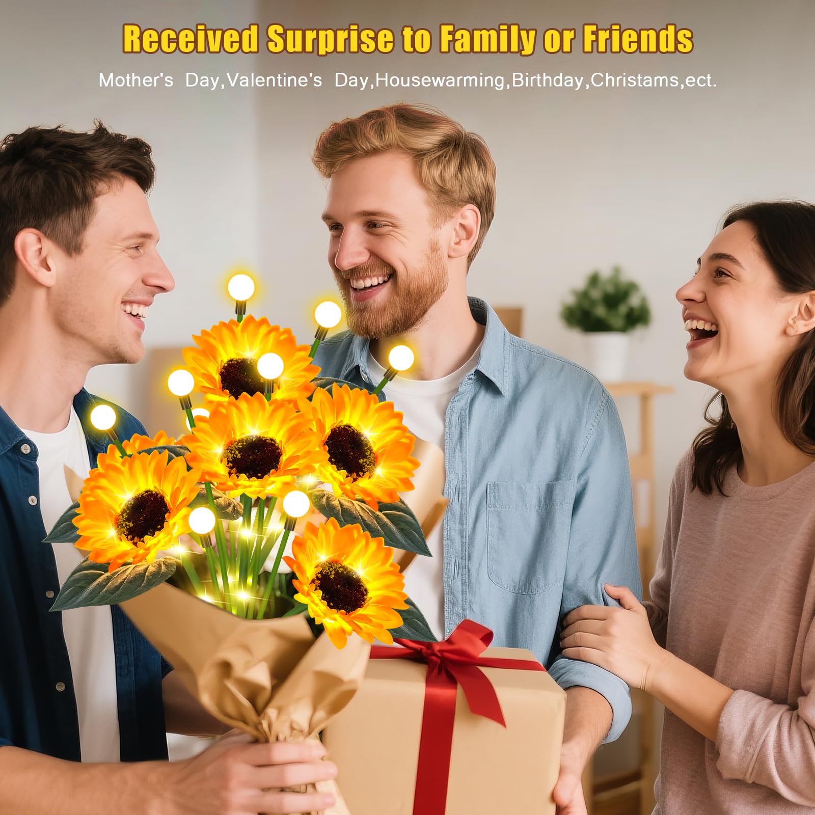 Packaging of EDOF Solar Sunflower light set