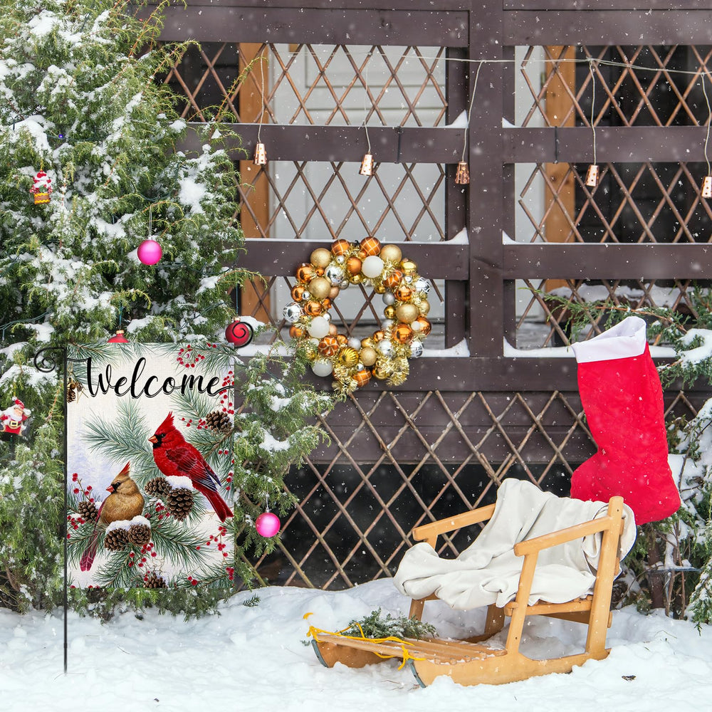 Packaging of EKOREST Welcome Christmas Garden Flag