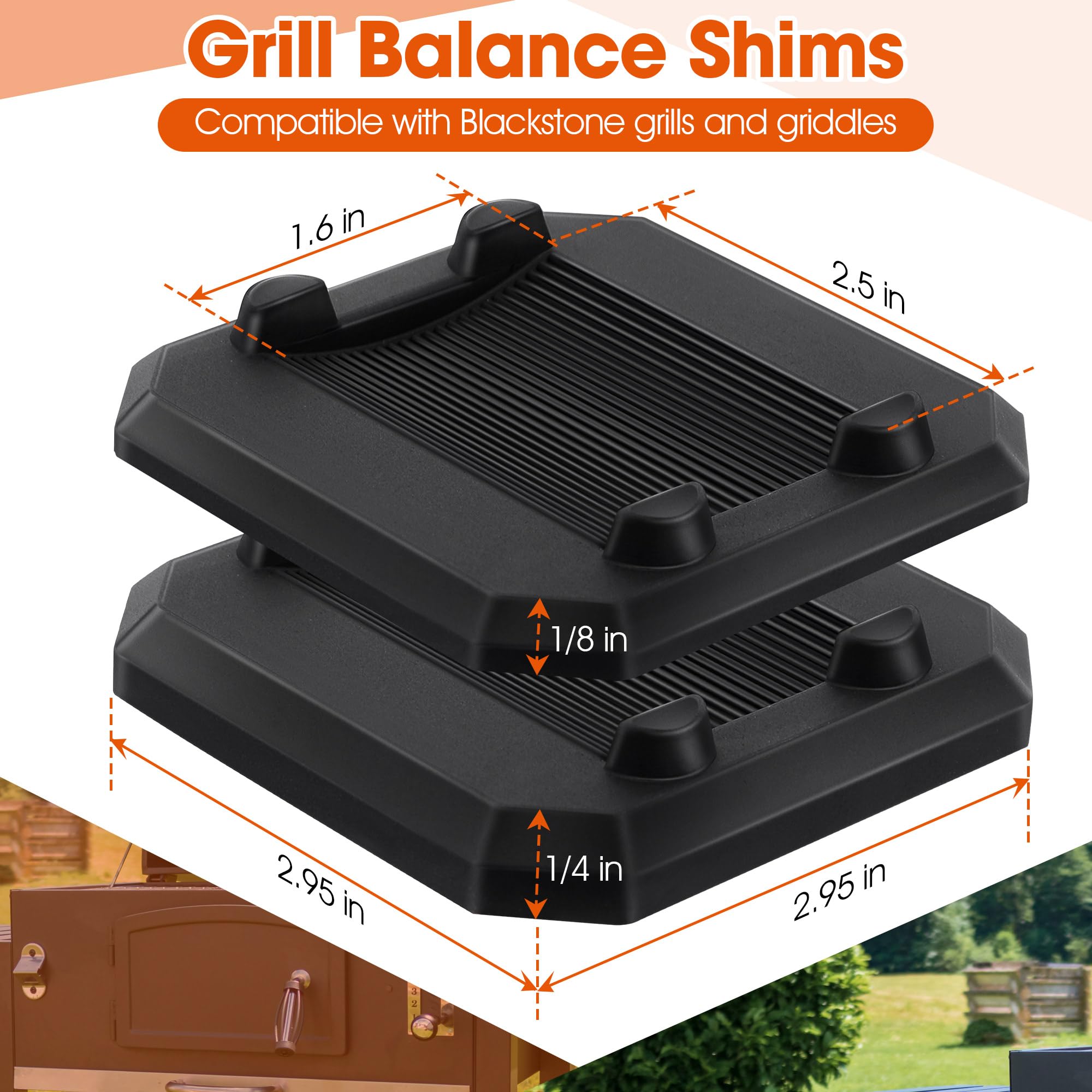 Packaging of ElectricWise Griddle Leveling Shims Kit