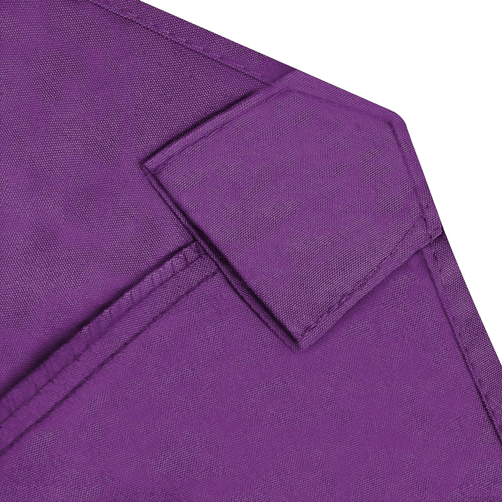 Packaging of EliteShade 9FT umbrella canopy cover, purple