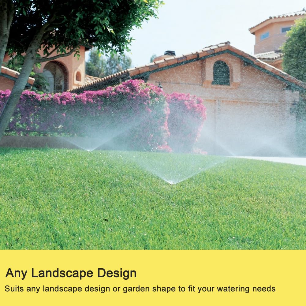 Packaging of FANHAO Metal Lawn Sprinkler Set on display