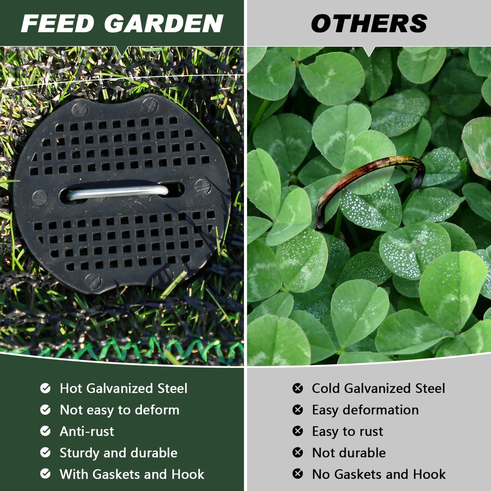 Packaging of FEED GARDEN landscape stakes kit