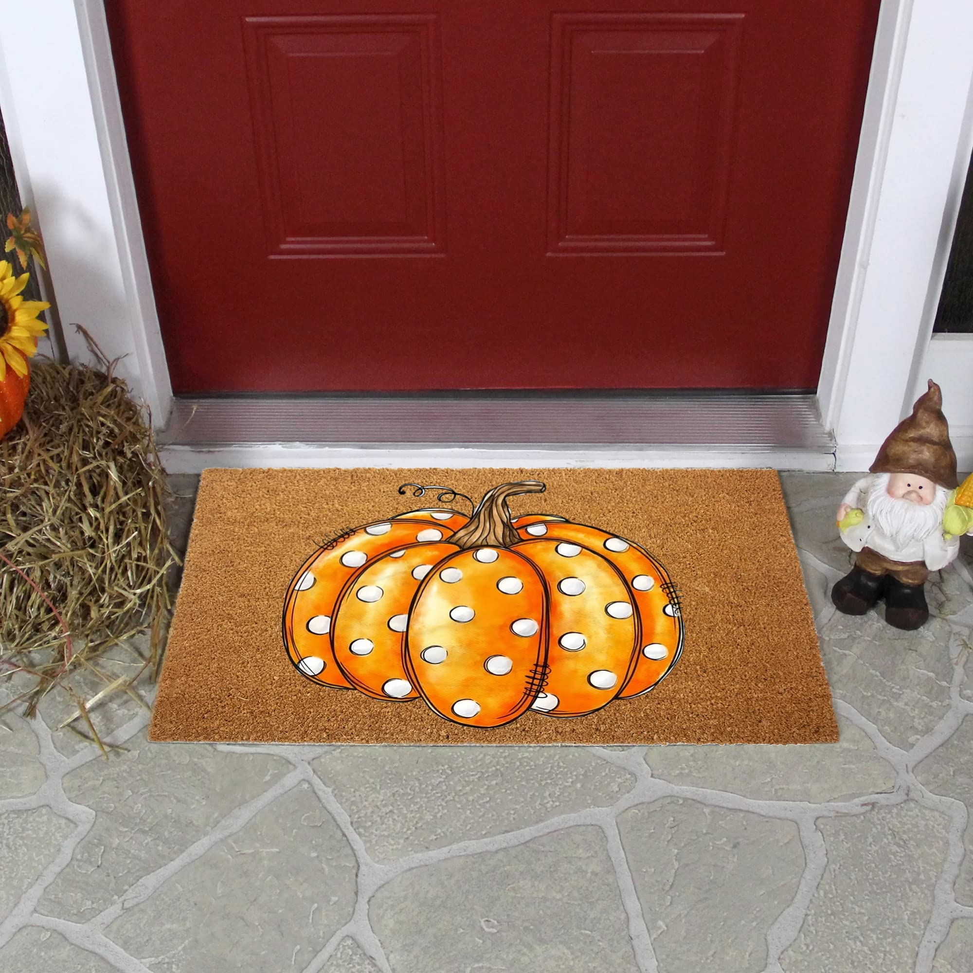 Packaging of FGSS Pumpkin Welcome Doormat