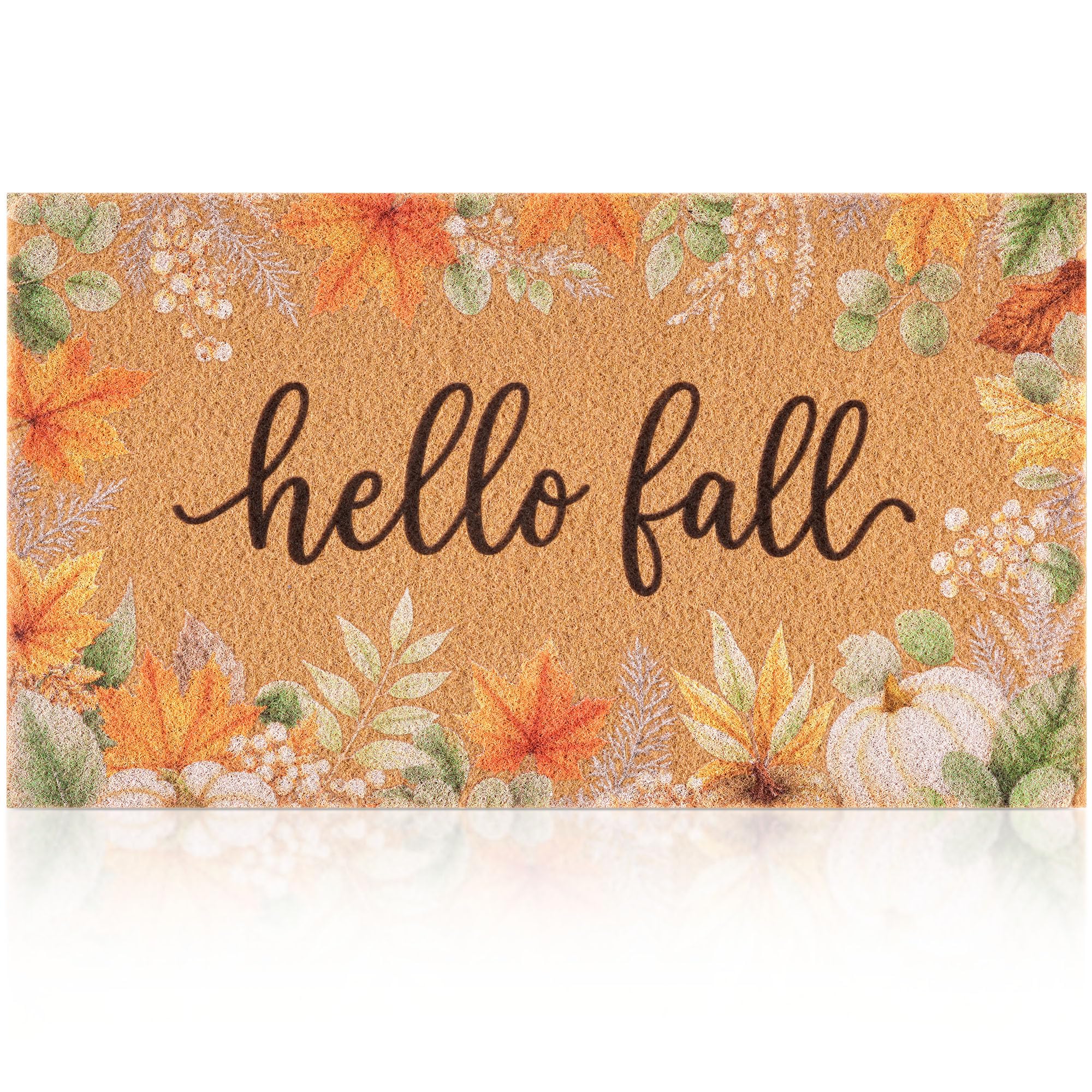 Packaging of Fttoyoly Fall Eucalyptus Pumpkin Door Mat