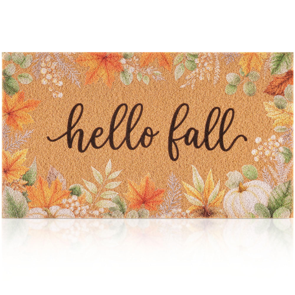 Packaging of Fttoyoly Fall Eucalyptus Pumpkin Door Mat