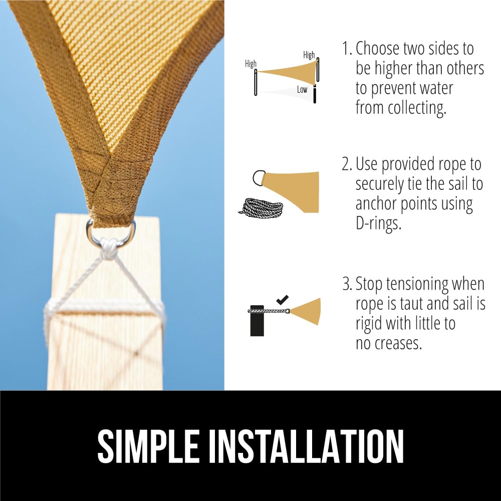 Packaging of GORILLA GRIP Shade Sail