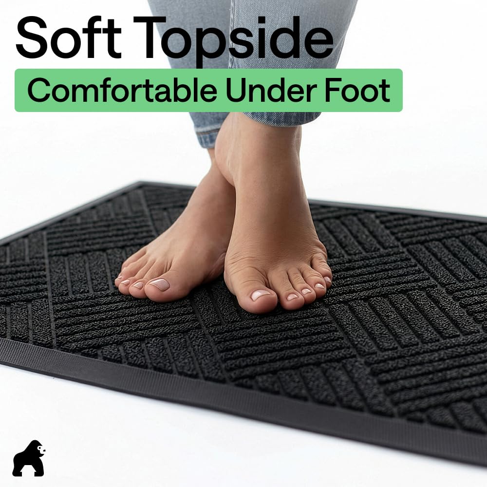 Packaging of GORILLA GRIP WeatherMAX Doormat