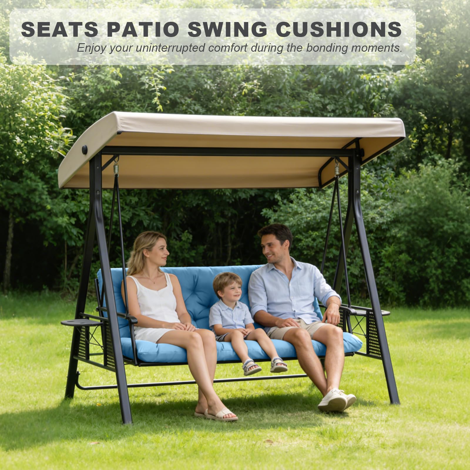 Packaging of GPQAWER Porch Swing Cushion