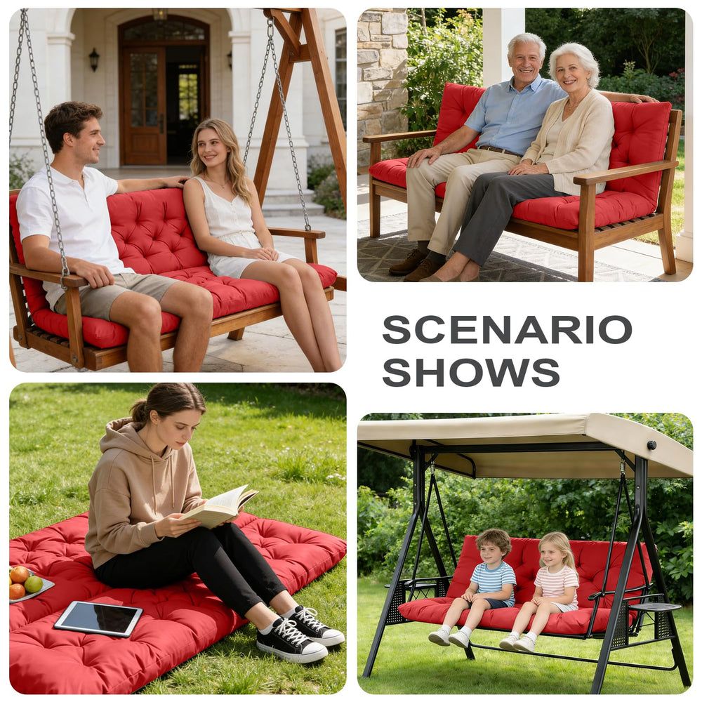 Packaging of GPQAWER porch swing cushions