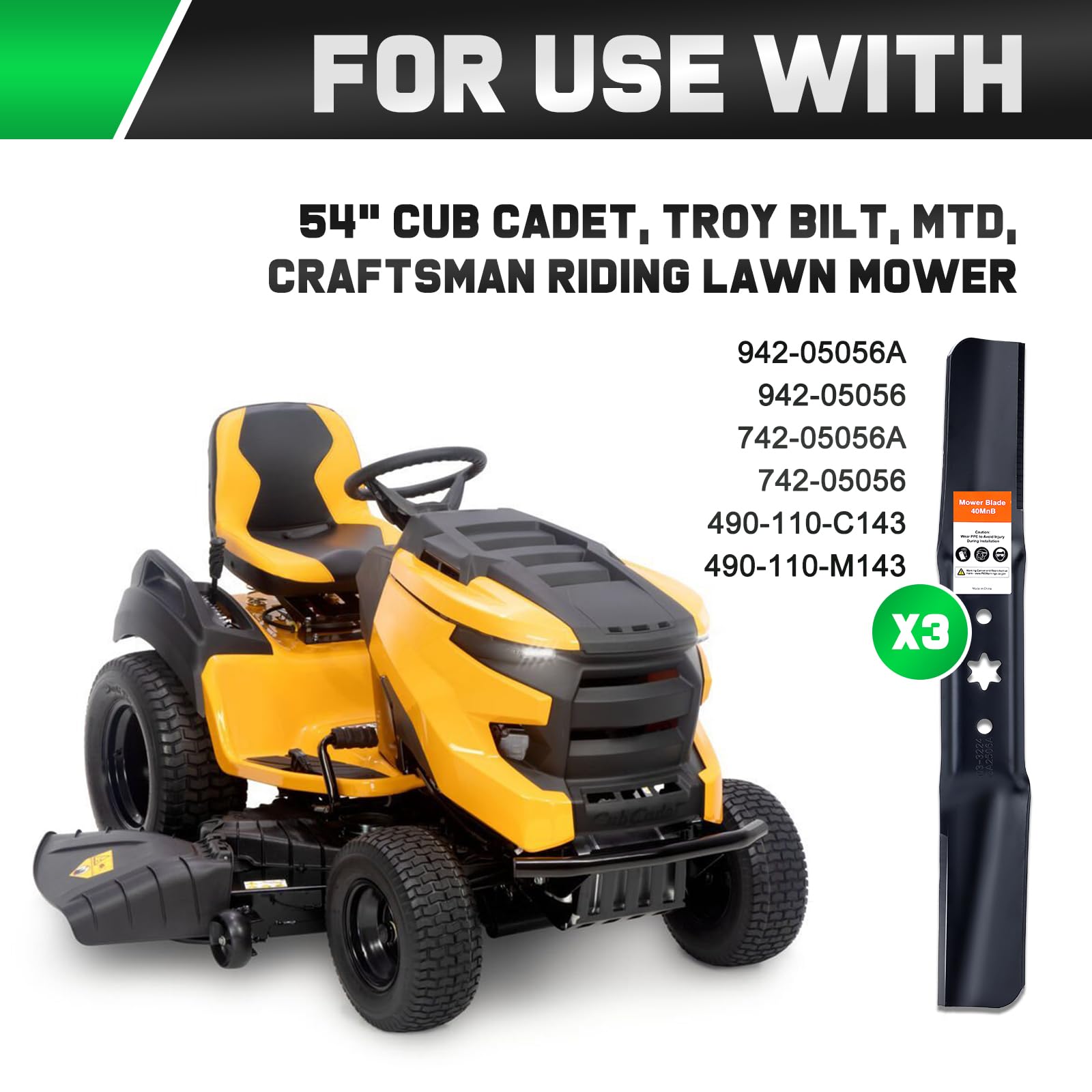 Packaging of Grasscool mower blades