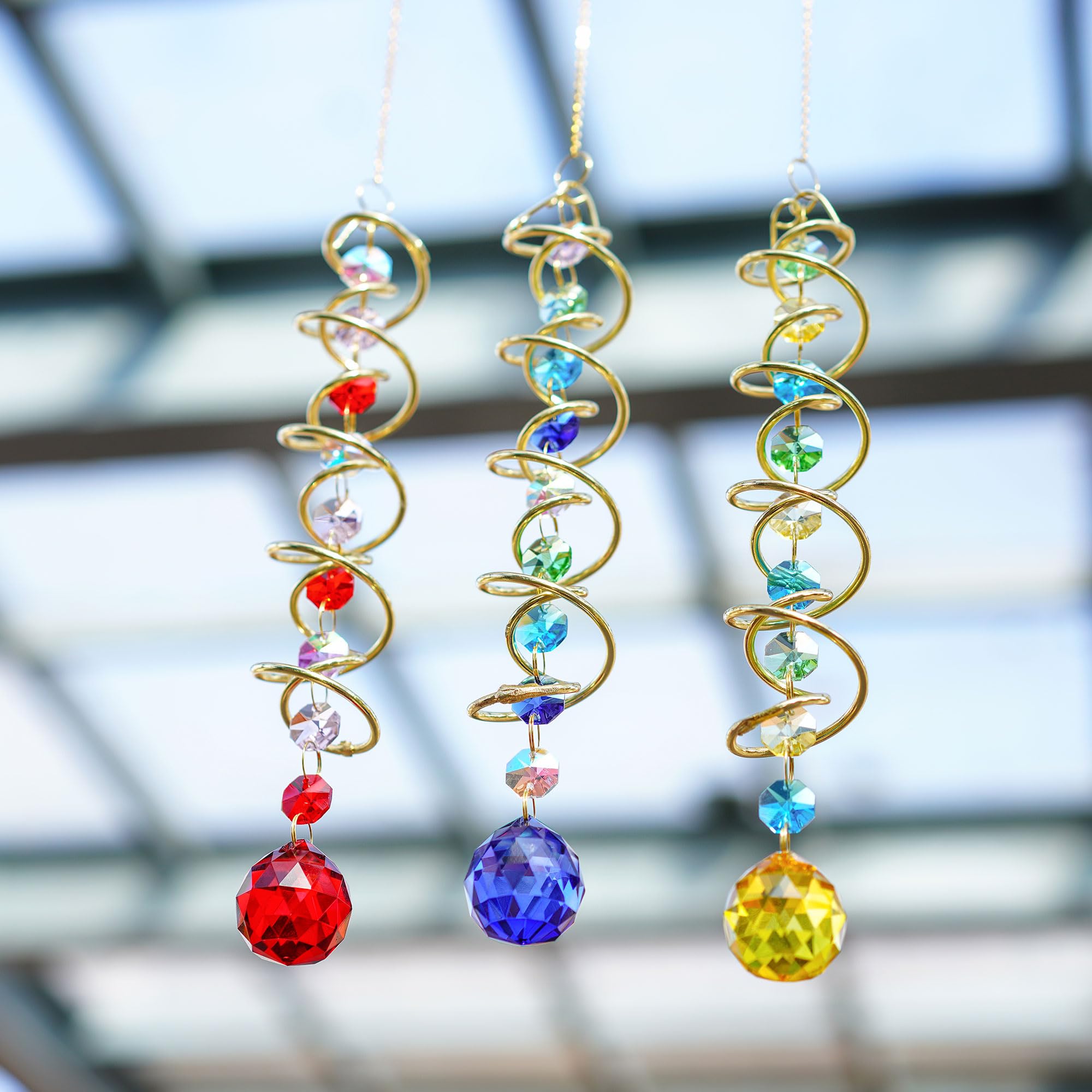 Packaging of H&D Crystal Gazing Ball Wind Spinner Suncatcher