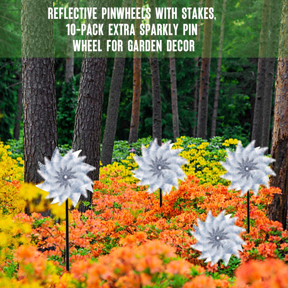 Packaging of Hausse 10 Pack Reflective Pinwheels