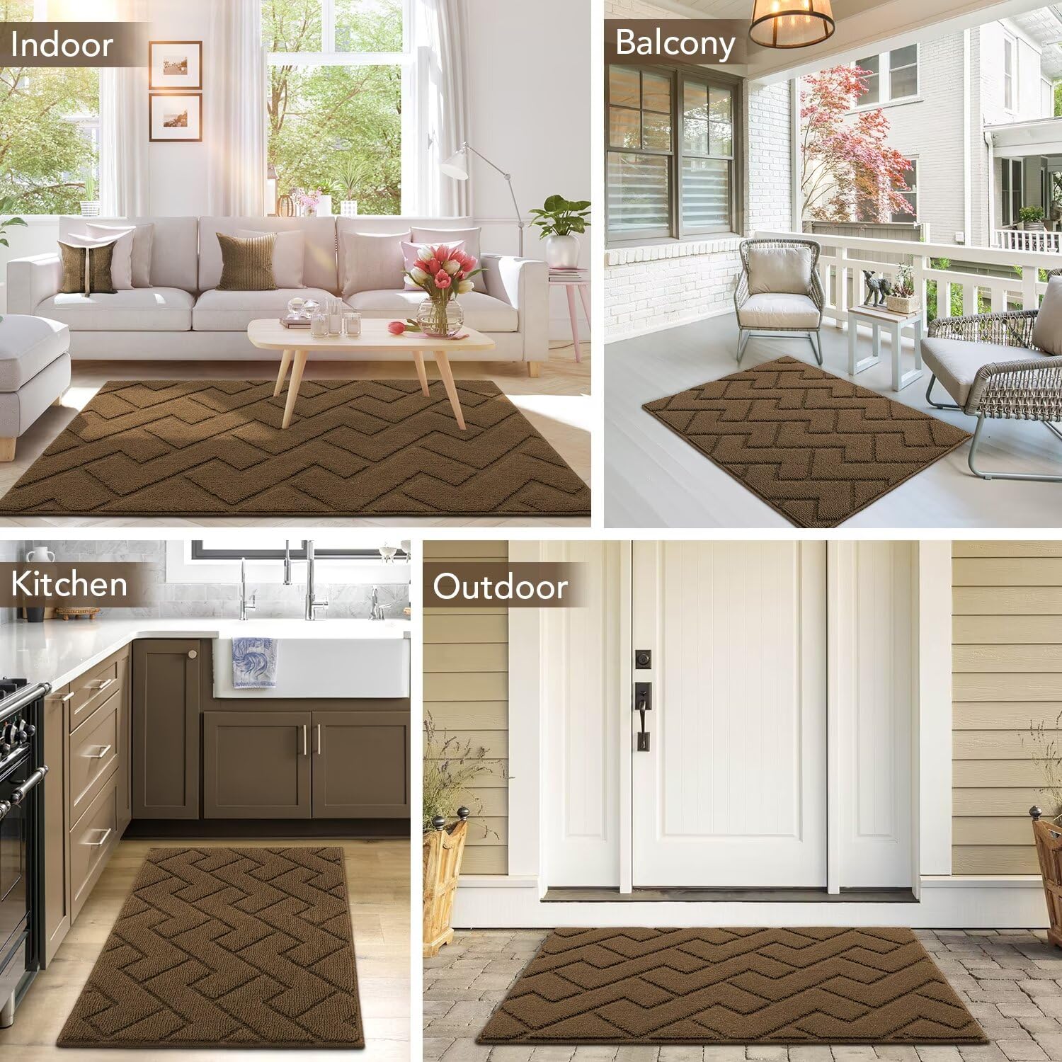 Packaging of hicorfe Dirt Trapper Indoor Doormat