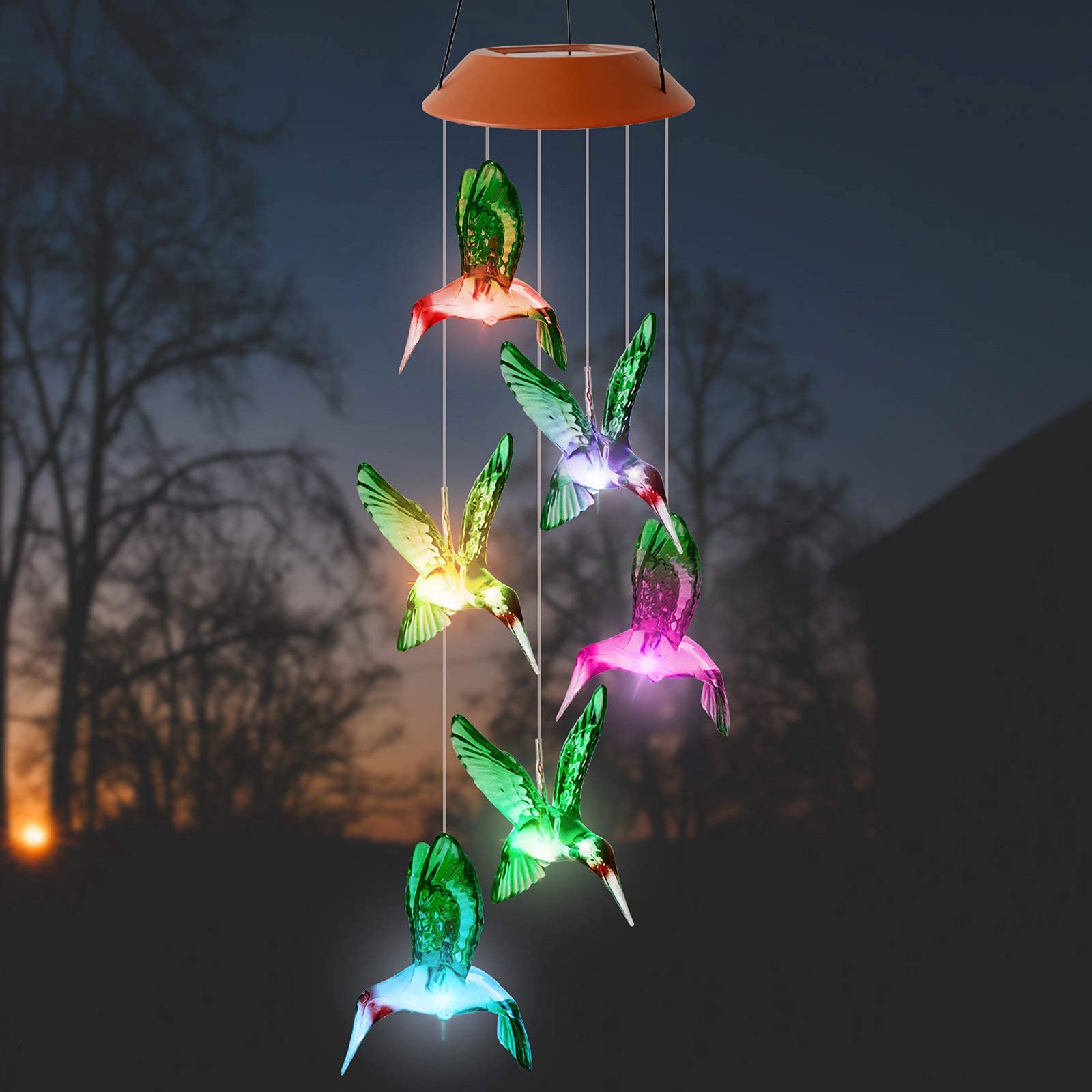 Packaging of HiSolar Hummingbird Solar Wind Chimes