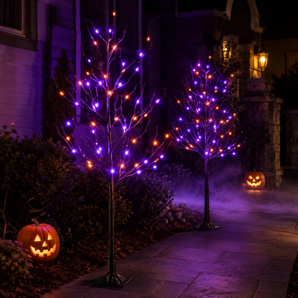 Packaging of HOLIMAX 5FT LED Halloween trees