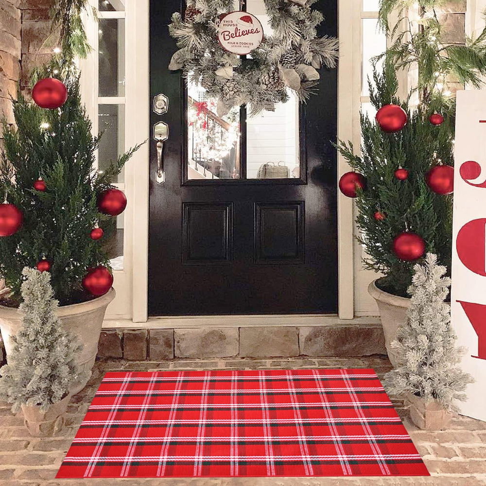 Packaging of Homydecor Christmas rug