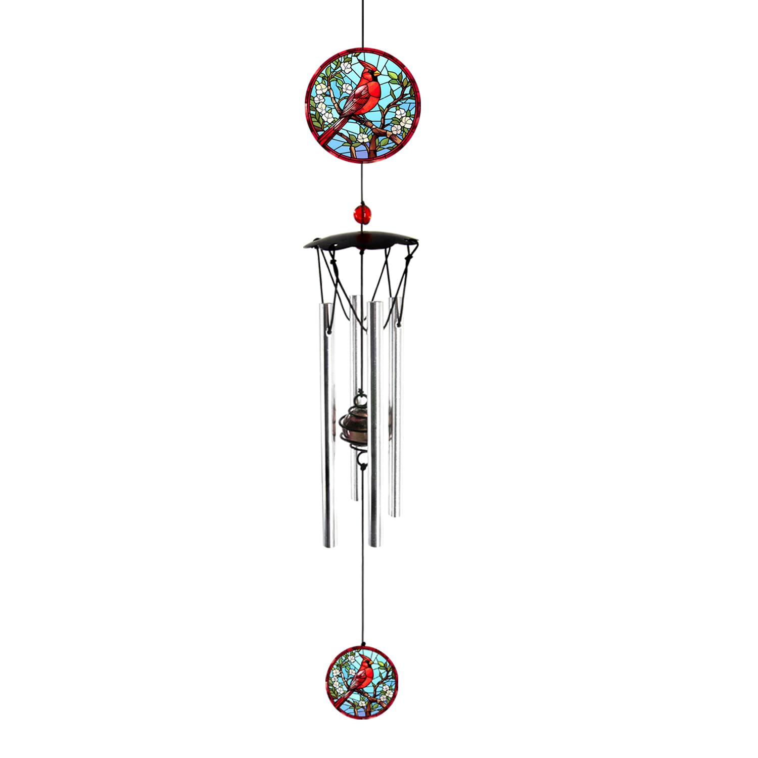 Packaging of Howarmer 24-inch wind chimes with product details