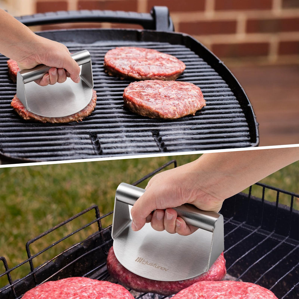 Packaging of Husfunov Stainless Steel Burger Press