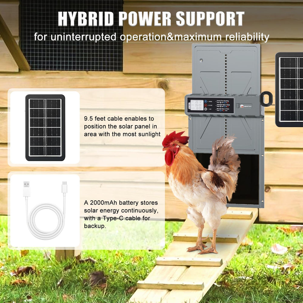 Packaging of IBKINXX Automatic Chicken Coop Door