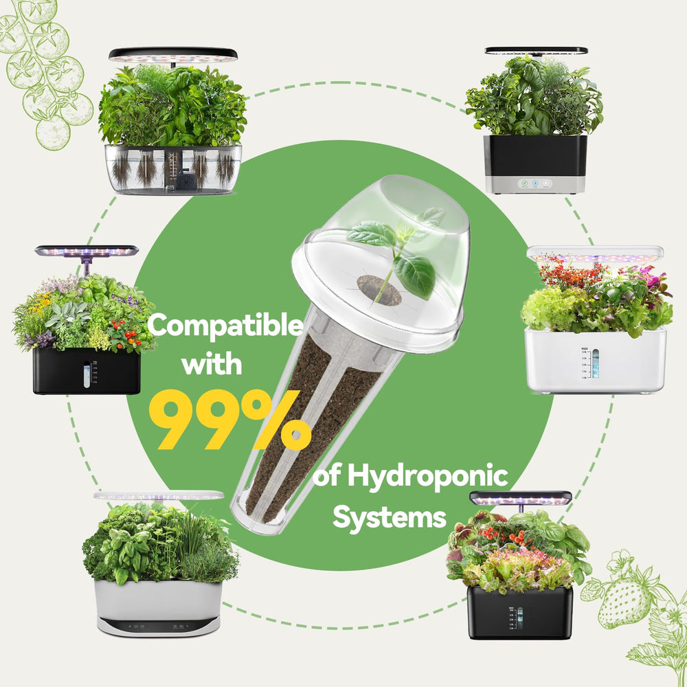 packaging of inbloom seed pod kit for indoor gardening