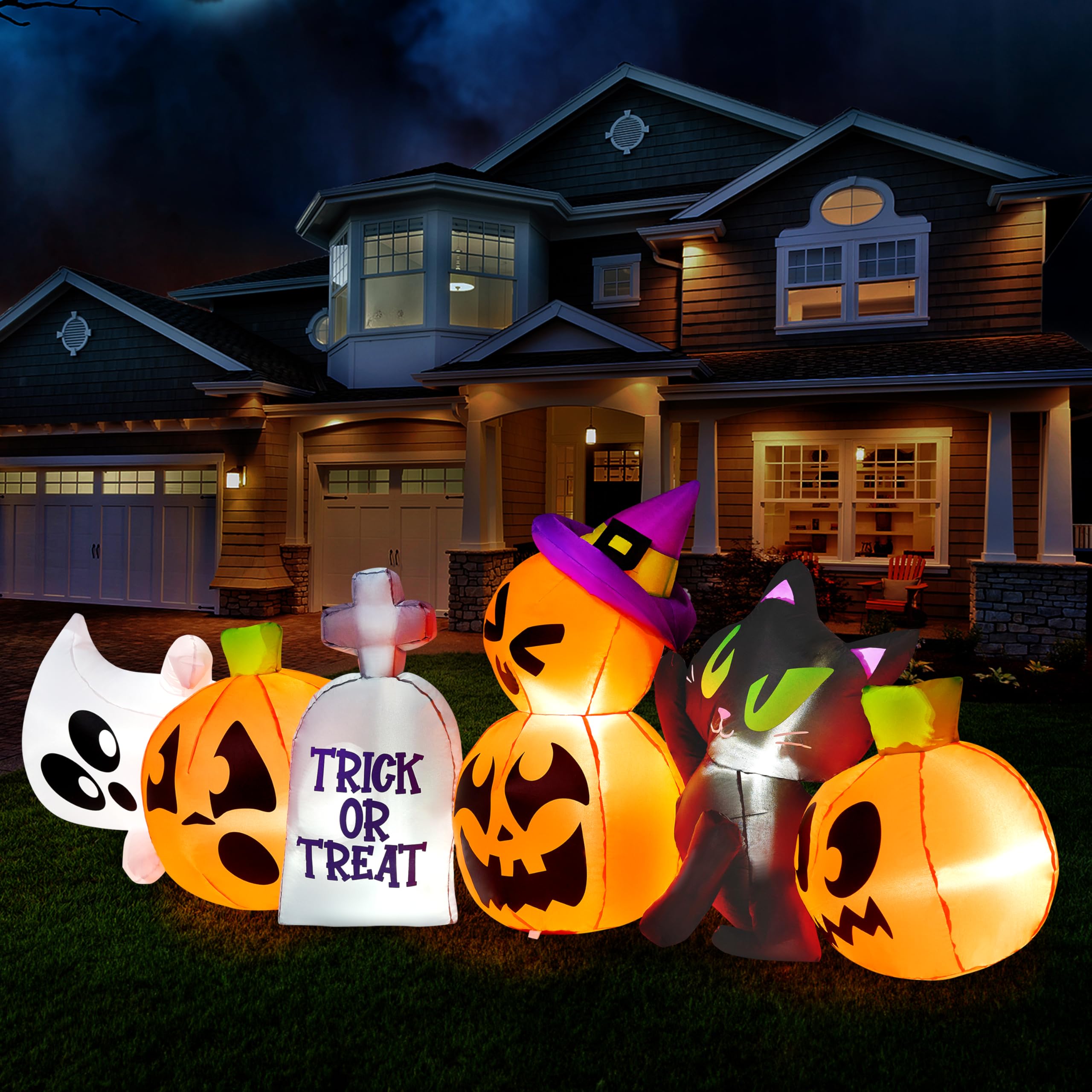 Packaging of Joiedomi 8 FT Halloween inflatable decoration