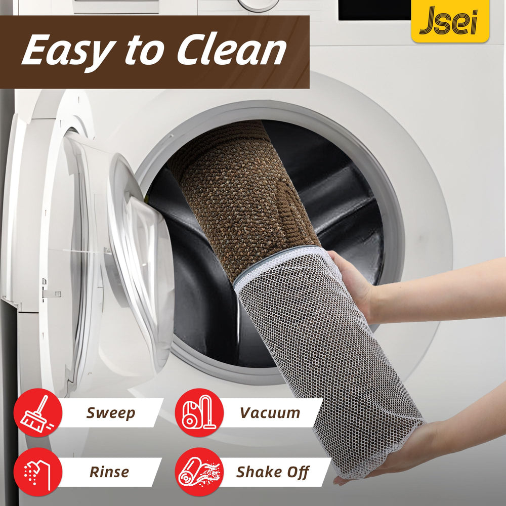 Packaging of JSEI Welcome Door Mat 32" x 48"
