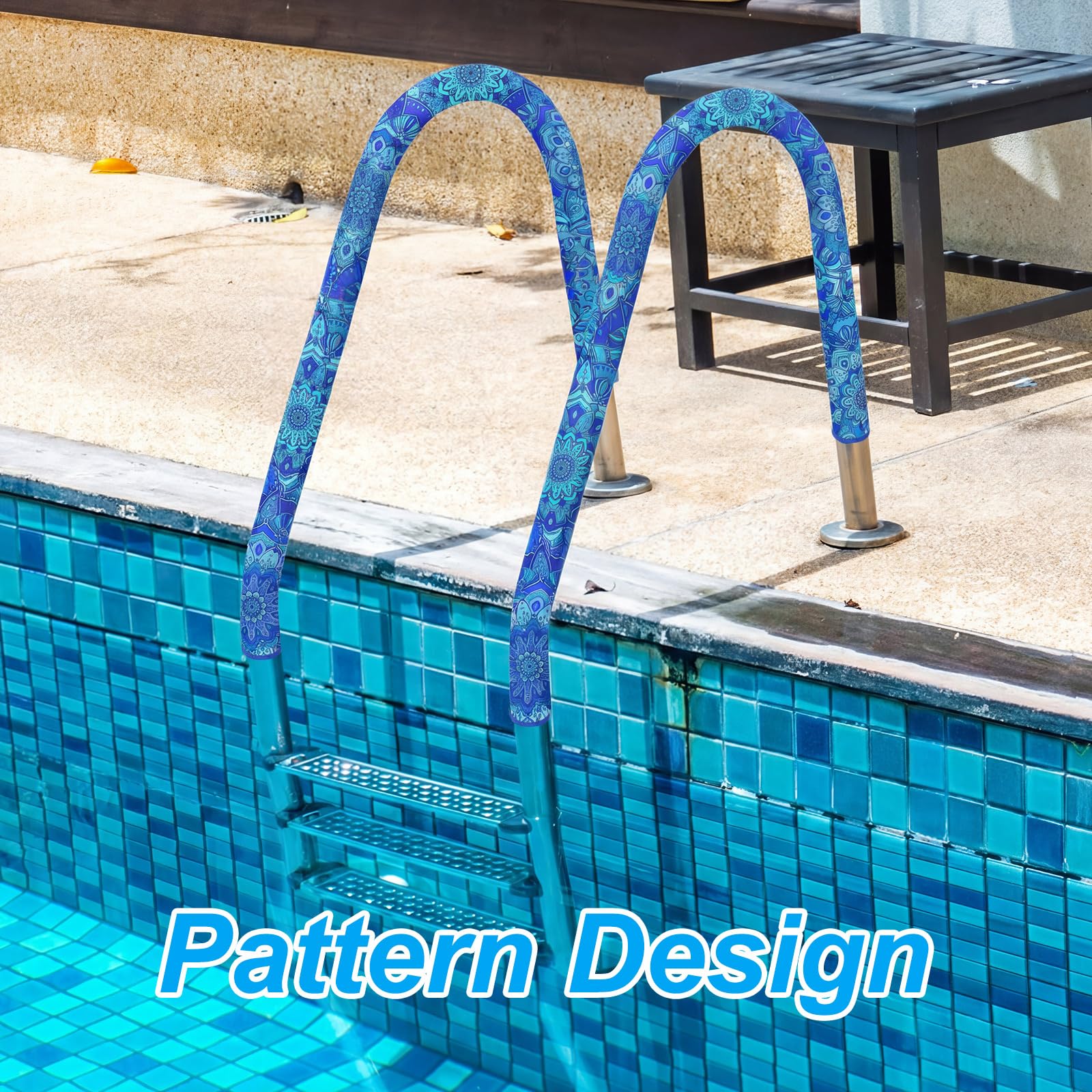 Packaging of Junkin 8 Ft Pool Handrail Cover