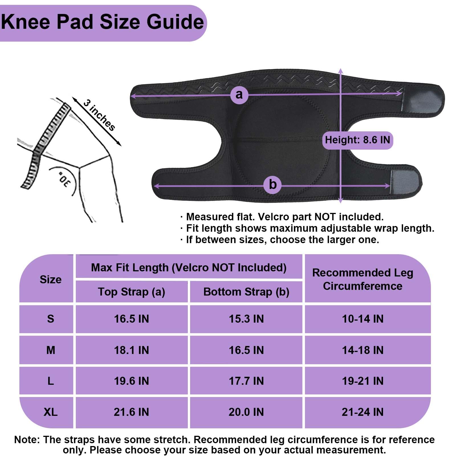 Packaging of JYBTAA Gardening Knee Pads with details
