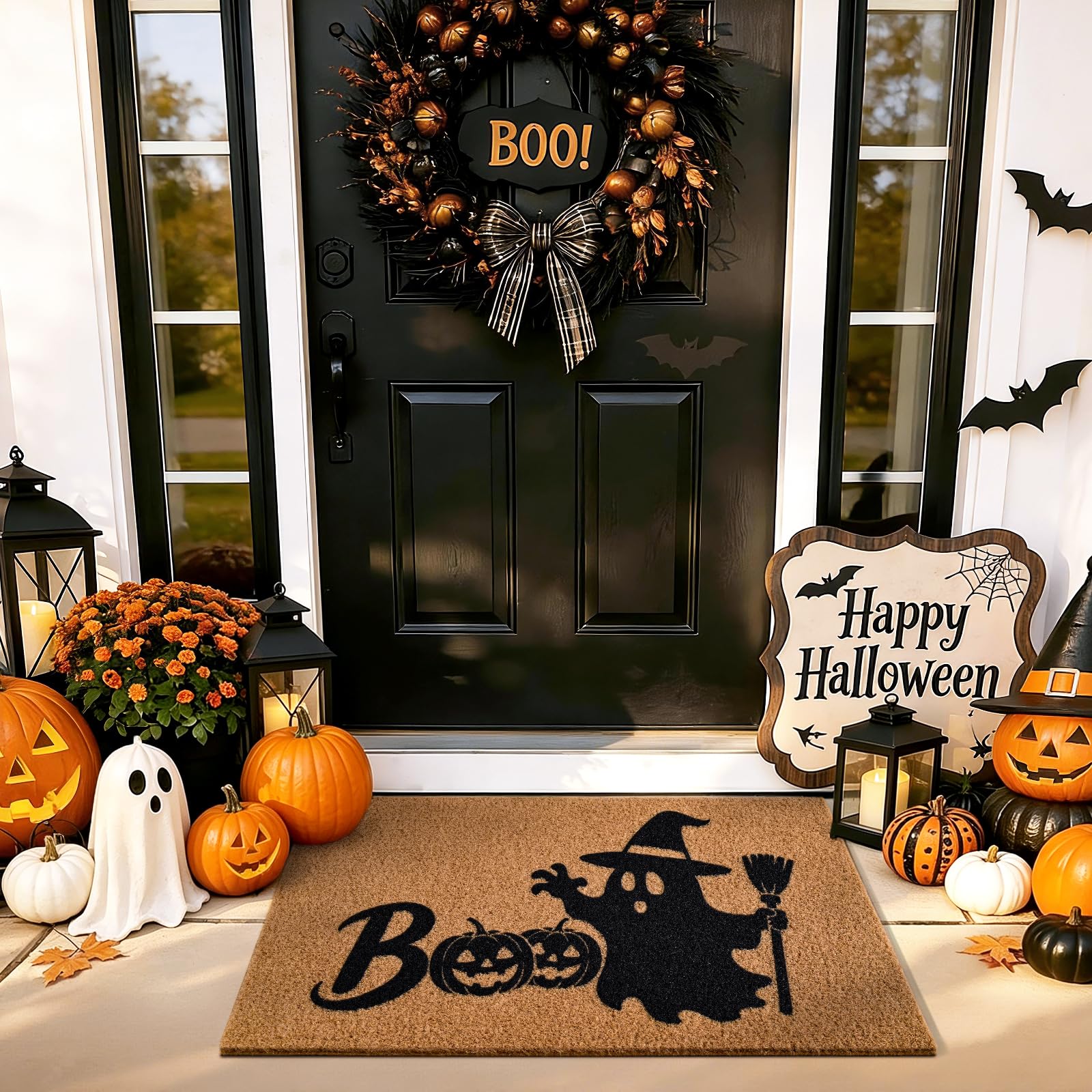Packaging of Kelarea Halloween Door Mat