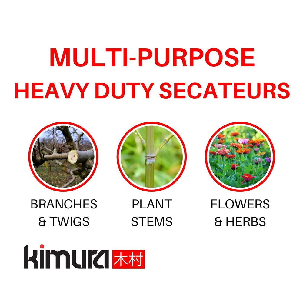 Packaging of Kimura 8" Pro Bypass Pruning Shears