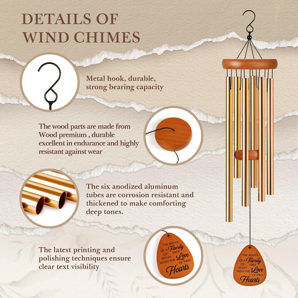 Packaging of Leebbsin 25th Anniversary Wind Chime