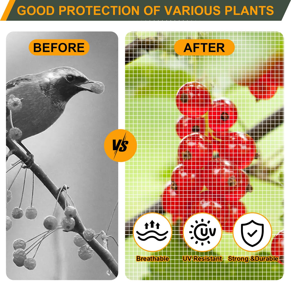 packaging of letesult tree netting cover
