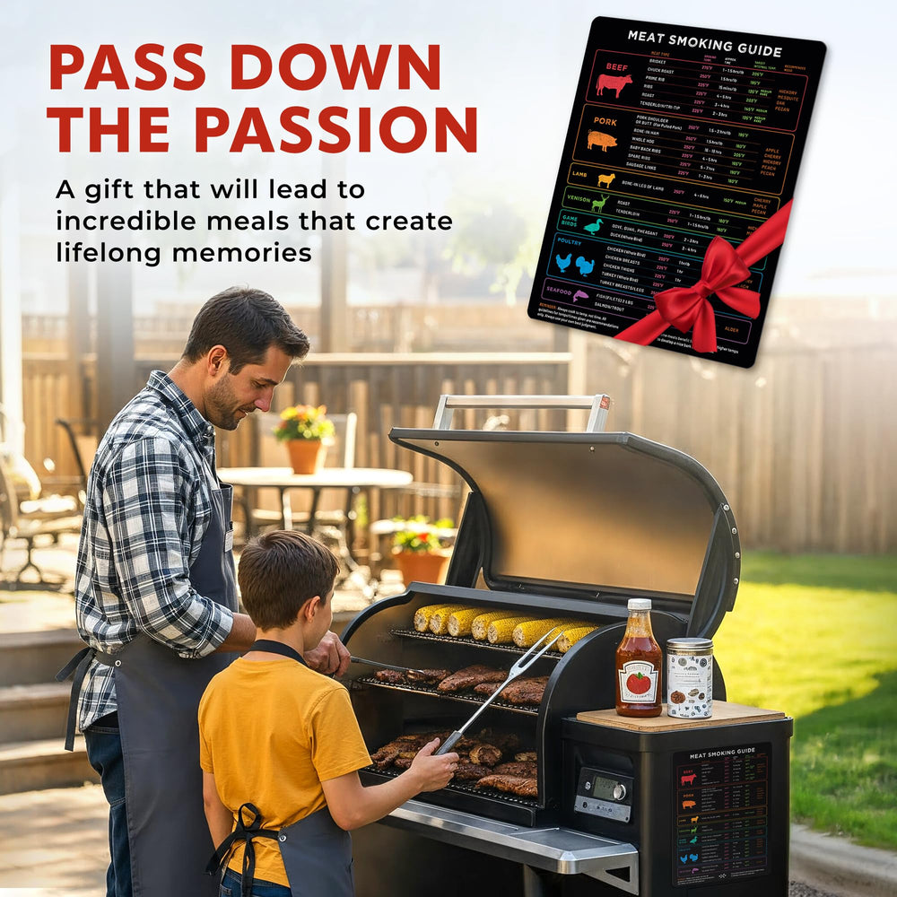 Packaging of Levain & Co XL Meat Temperature BBQ Smoker Guide Magnet