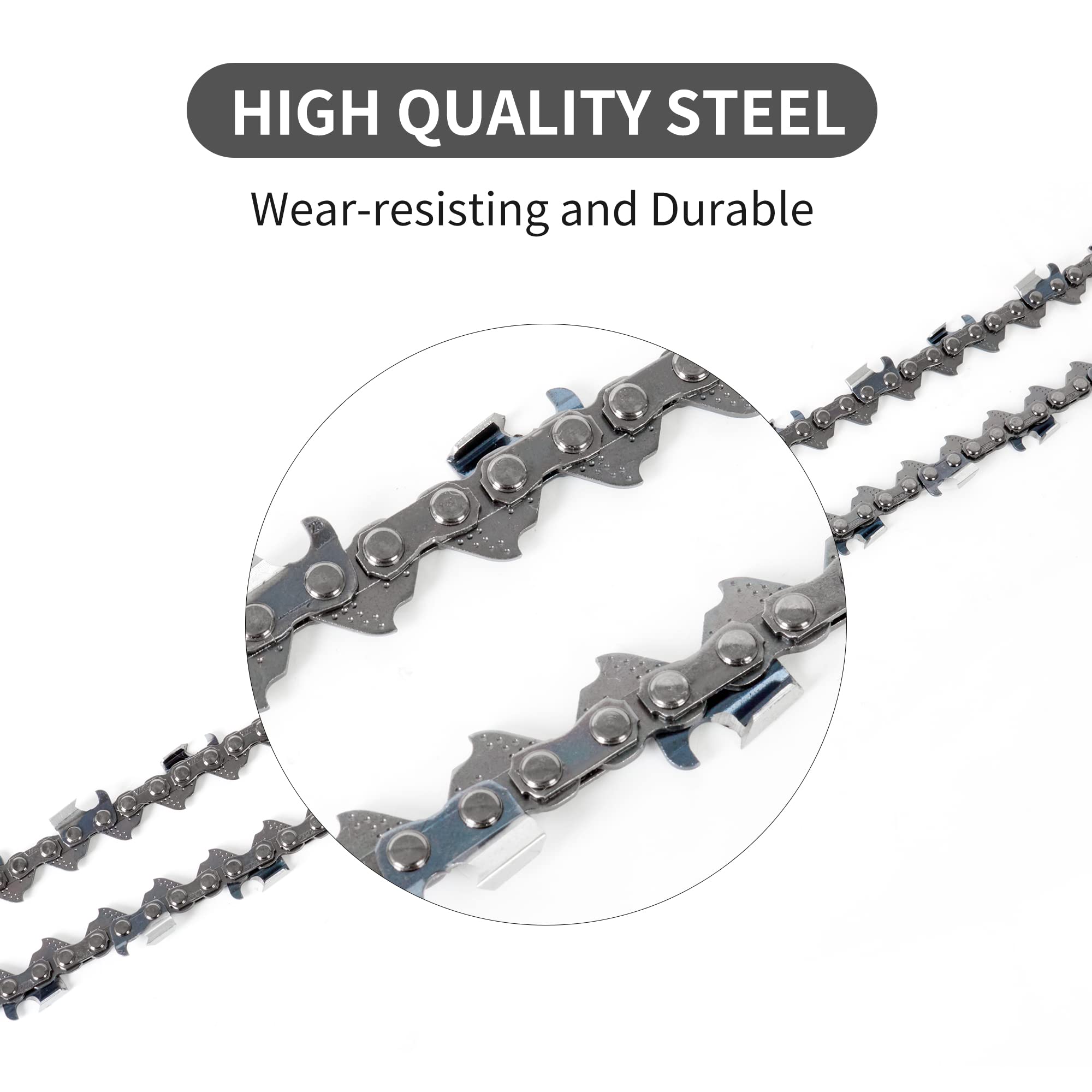 Packaging of Loggers Art Gens 3PC 8-inch chainsaw chain