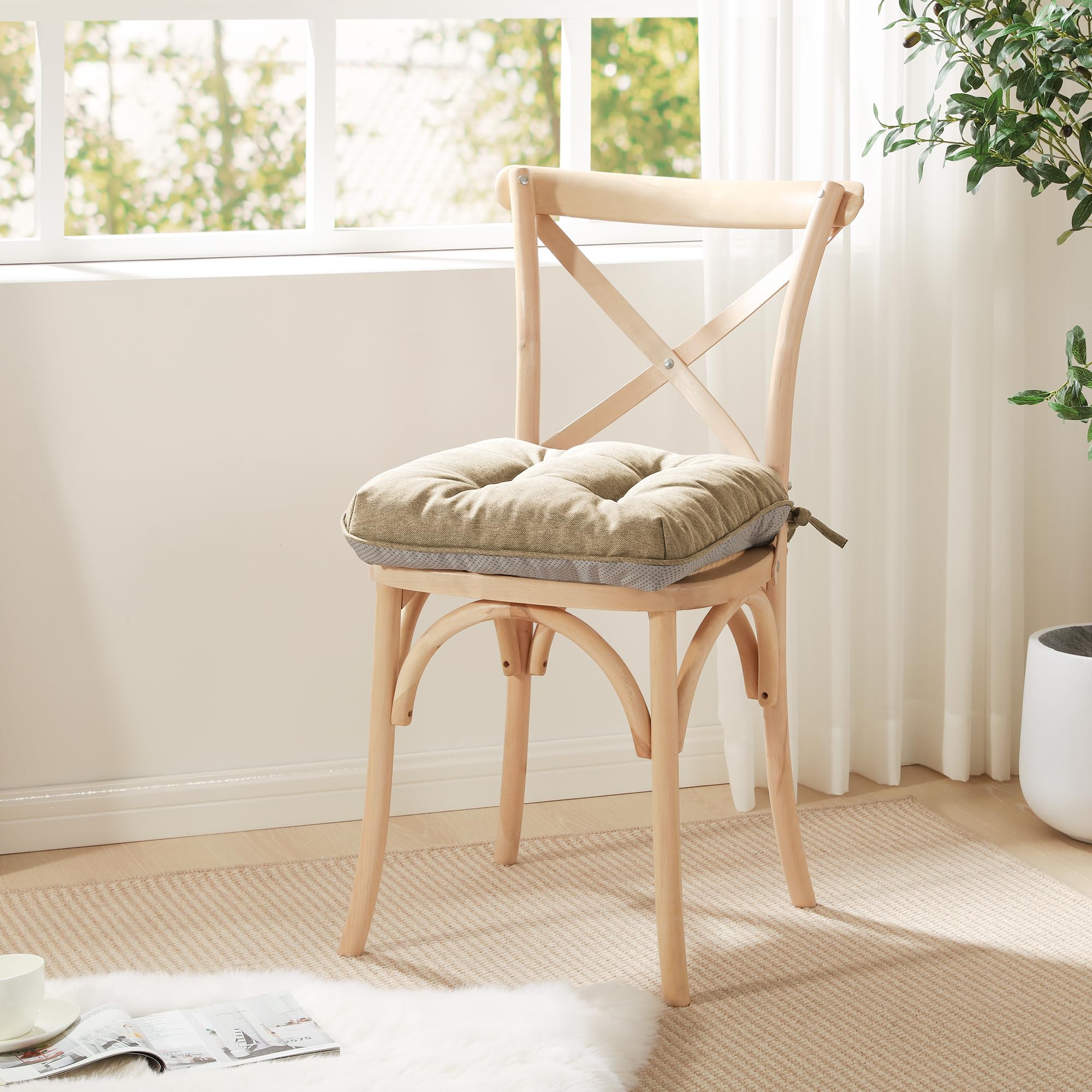 Packaging of Love's cabin Memory Foam Chair Cushions