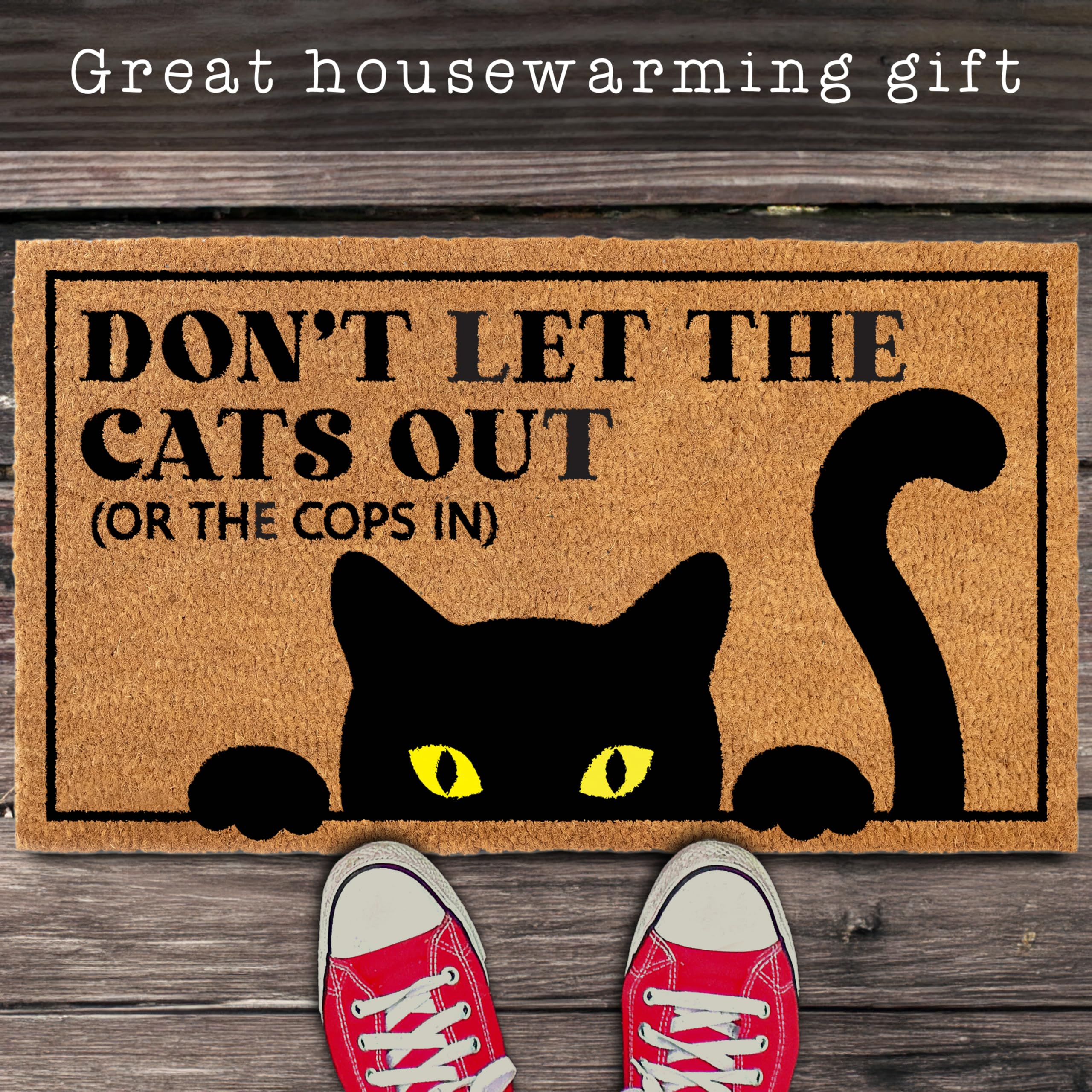 Packaging of MAINEVENT Funny Door Mat