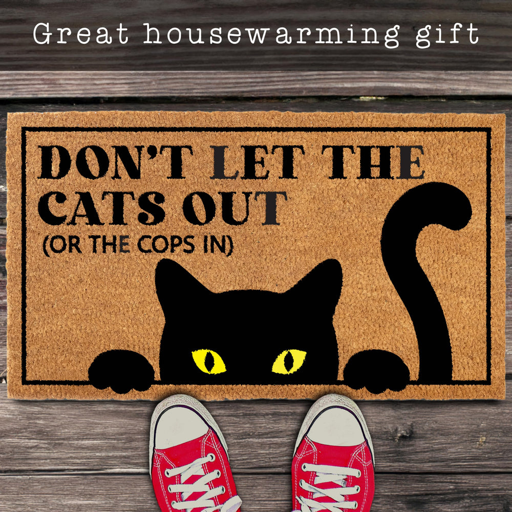 Packaging of MAINEVENT Funny Door Mat