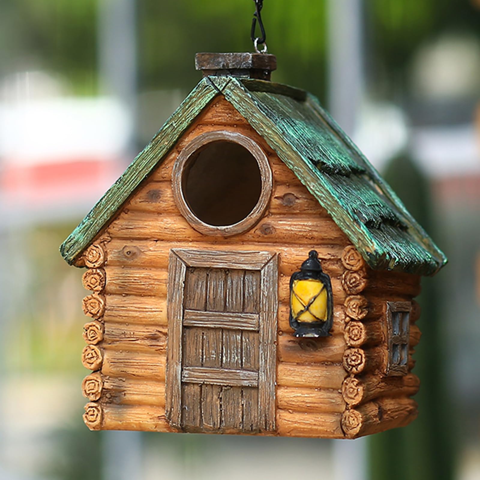 Packaging of MINWOLF Bird House with product details