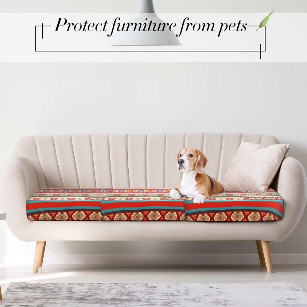 Packaging of Newwiee 8 Pcs Patio Cushion Covers for easy storage