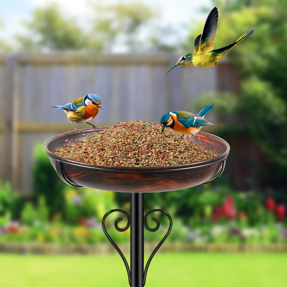 Packaging of ODSNANIE vintage bronze bird bath