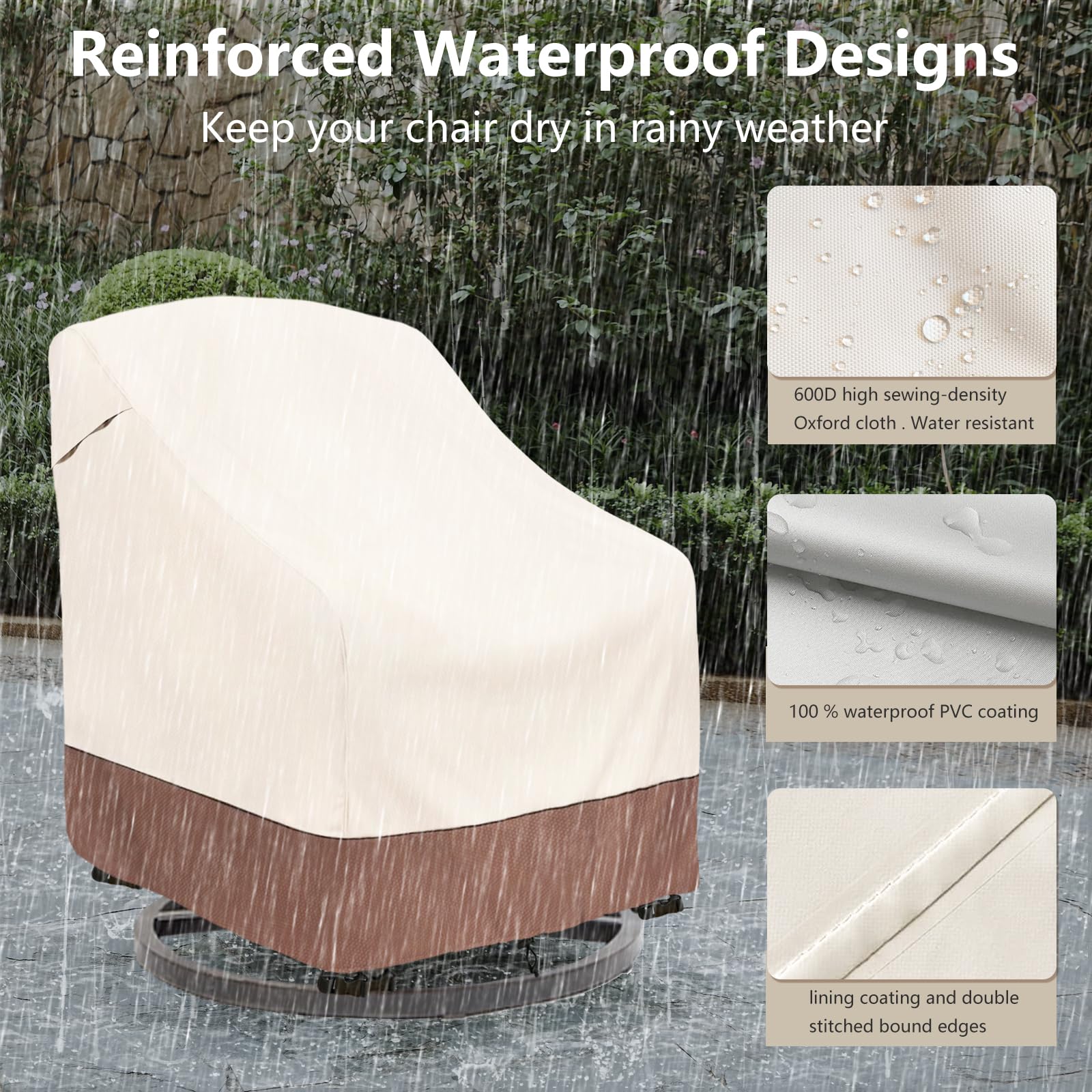 packaging of okcool Patio Chair Covers