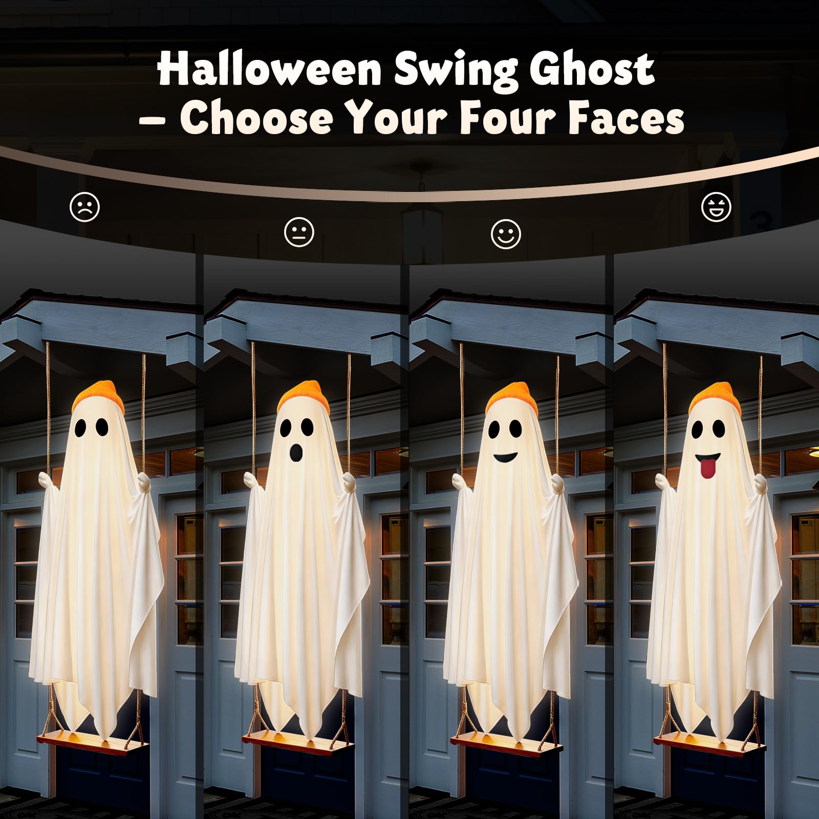 Packaging of OOBILA Light Up Ghost Decoration