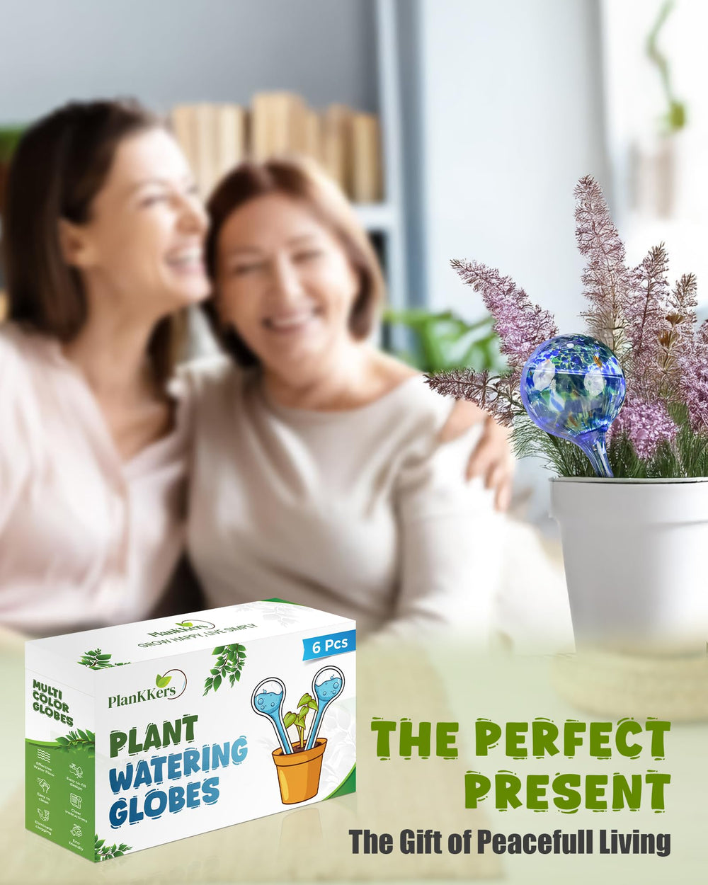 Packaging of PlanKKers self watering globes