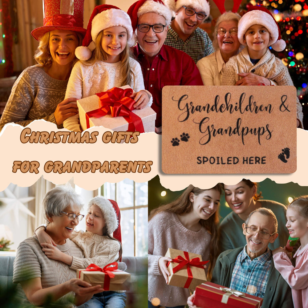 Packaging of PLUJOYS Christmas Doormat